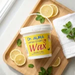 Organic lemon wax for smooth skin and effective hair removal