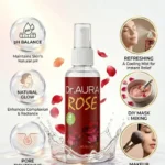 Pure rose water spray for daily use on all skin types