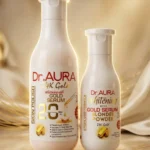 24K gold skin polish with gold serum for instant glow and radiant skin in Pakistan