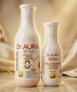 24K gold skin polish with gold serum for instant glow and radiant skin in Pakistan