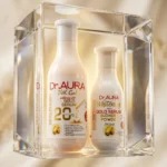 Gold facial skin polish kit for bright, smooth, and glowing complexion