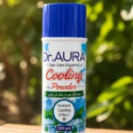 Body cooling powder with menthol for itching relief, heat rash discomfort, and instant cooling sensation