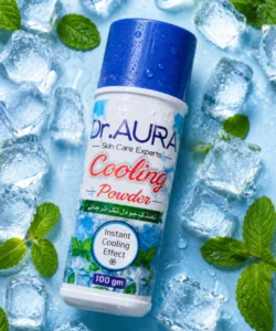 Cooling Powder for sweat relief, prickly heat protection, body odor control, and all-day summer freshness