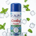 Cooling body powder with neem extract, zinc oxide, and corn starch for daily summer skincare