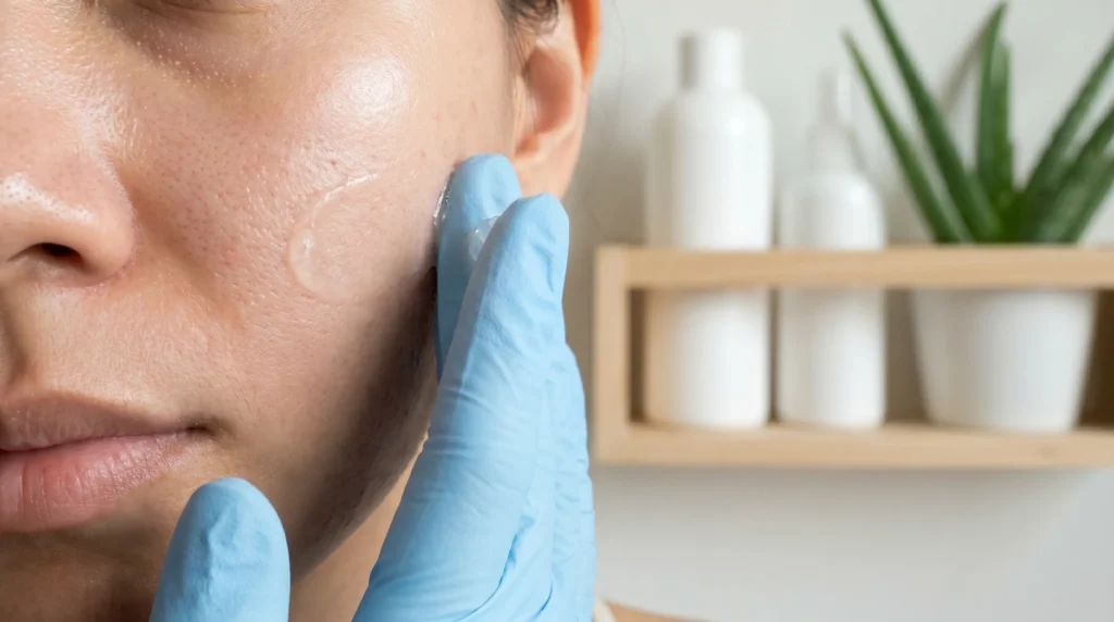 Oily skin gel moisturizer treatment, acne control skincare Pakistan matte finish.