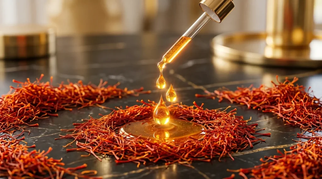 Benefits of saffron and glutathione for skin