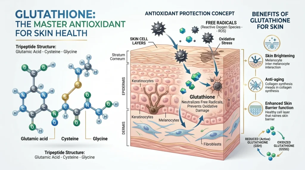 What is glutathione and how it works in skincare